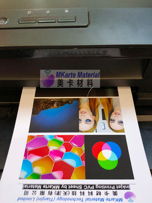 Dobro tomado partido selou folhas imprimíveis do PVC do Inkjet de 0.18mm