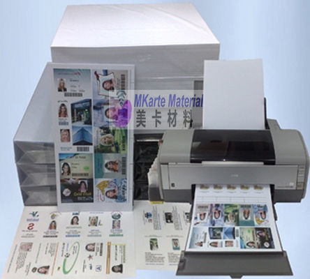Dobro tomado partido selou folhas imprimíveis do PVC do Inkjet de 0.18mm