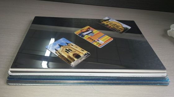 800 chapa de aço laminada do mícron HRC80 0.6mm cartão lustroso