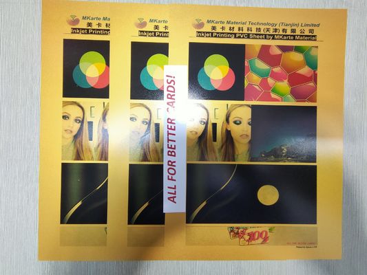 A4, PVC imprimível do Inkjet de A3+ 0.40mm cobre para a impressora a jato de tinta