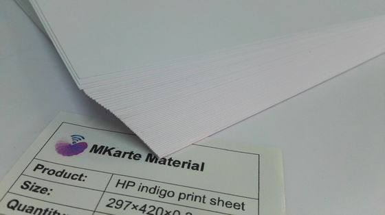 Índigo Digital de HP que imprime a folha do cartão do Pvc de 400 mícrons