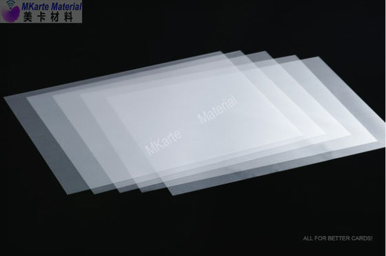 o PVC do tamanho A3 de 0.08mm revestiu a folha de prova para o material do corpo do cartão do PVC