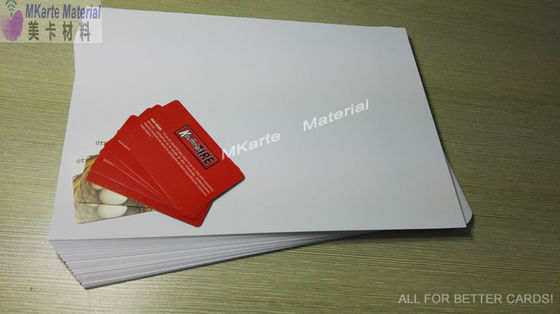 folhas imprimíveis seladas brancas do PVC do Inkjet de 0.33mm