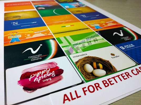 Inkjet/material deslocado Digitas do cartão do Pvc para a fatura plástica do cartão
