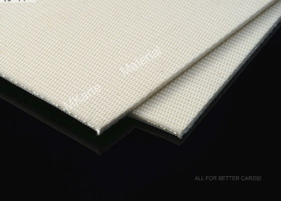 A borracha de silicone branca laminada acolchoa 3.0mm para a laminação plástica do cartão