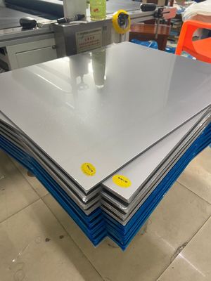 placas de aço ultra lustrosas da laminação do material do cartão do Pvc da espessura de 0.6mm-1.0mm