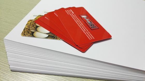 Inkjet/folha deslocada Digitas do núcleo do Pvc para a fatura do cartão do Pvc