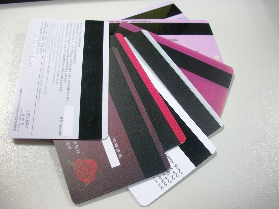 RPvc revestido de 0,06 mm HICO / LOCO Strips Card Film Magnetic Strip para cartões de fidelidade