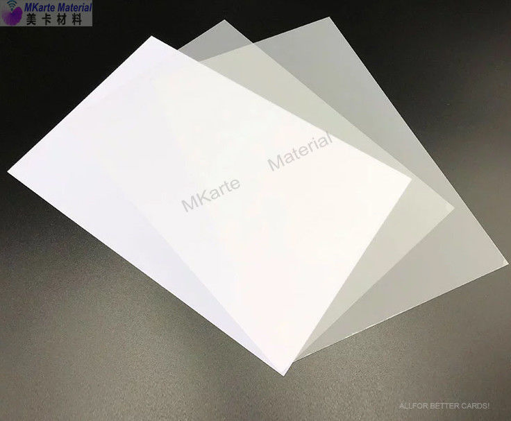 folha deestratificação MNI-3 do Inkjet do PVC do dragão branco de 0.15mm+0.46mm+0.15mm