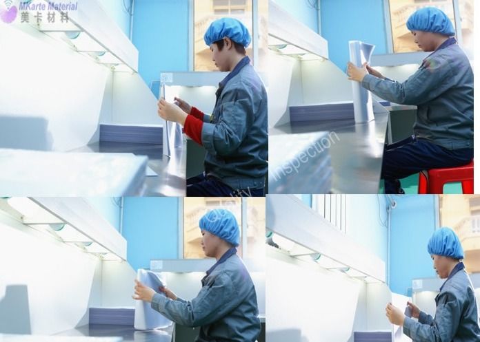 Película de revestimento de PVC de declínio lento para laminação de folhas impressíveis offset com espessura de 0,04-0,10 mm