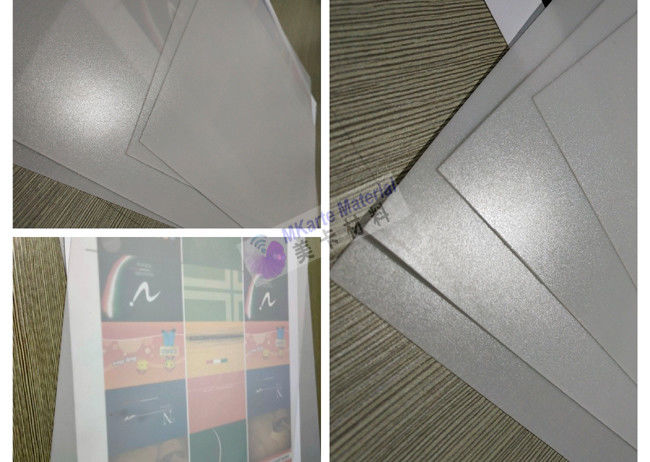 Folha plástica material do núcleo do cartão de Smart Card PETG da estratificação quente da imprensa