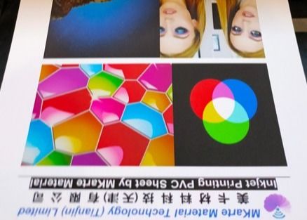 Folhas imprimíveis laterais duplas do PVC de Digitas com adesão excelente da tinta e força de casca forte